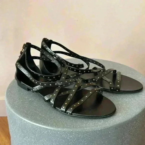 JCrew Made in Italy Leather Gladiator Sandal - Picture 1 of 5